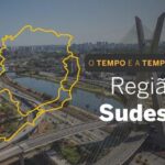 PREVISÃO DO TEMPO: variação entre muitas e poucas nuvens predomina no Sudeste, nesta segunda-feira (11)