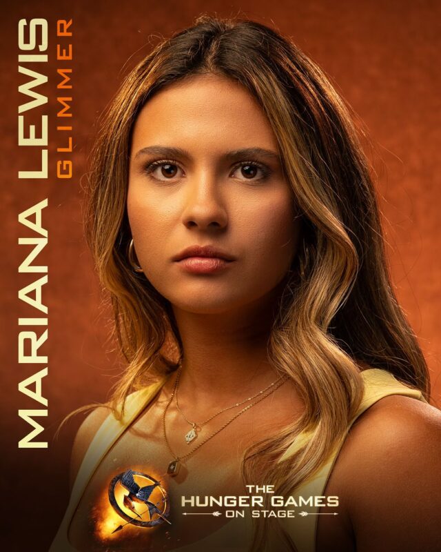 “Jogos Vorazes”: atriz brasileira Mariana Lewis interpreta Glimmer na peça “The Hunger Games On Stage”, em Londres