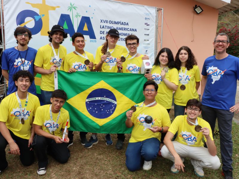 Brasil brilha alto nas olimpíadas internacional e latino-americana de astronomia
