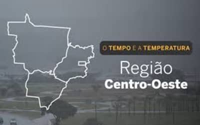 PREVISÃO DO TEMPO: Centro-Oeste entra em alerta para chuvas intensas nesta quarta-feira (21)