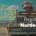PREVISÃO DO TEMPO: Chuvas no interior e no litoral leste nesta quinta-feira (8) no Nordeste