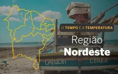 PREVISÃO DO TEMPO: Muitas nuvens e chuvas nesta terça-feira (20) no Nordeste