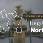 PREVISÃO DO TEMPO: Norte registra forte instabilidade nesta segunda-feira (12)