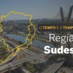 PREVISÃO DO TEMPO: terça-feira (27) de muitas chuvas no Sudeste