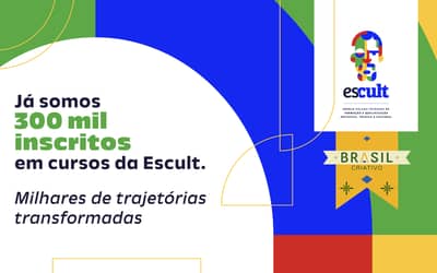 Escult Alcança 300 Mil Inscrições em Cursos de Formação