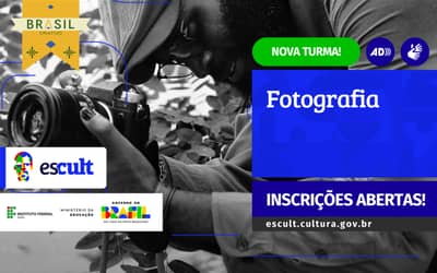 Inscrições Abertas para Curso Livre de Fotografia da Escult