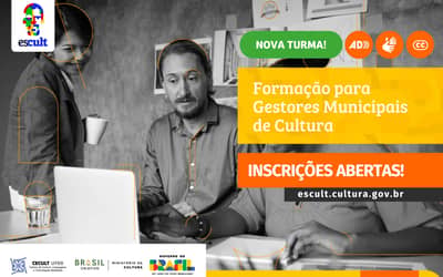 Abertas Inscrições para Curso de Formação para Gestores Municipais de Cultura (até 09 de novembro de 2026)