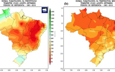 Inverno 2026: Temperaturas e Chuvas em Todo o País (21 de junho)