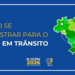 Eleições 2026: eleitores têm até 20 de agosto para solicitar voto em trânsito