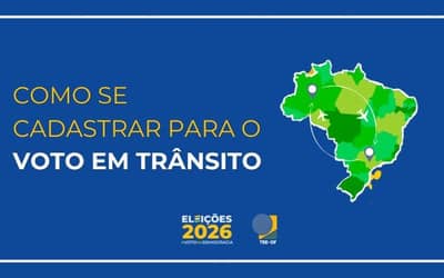 Eleitores têm até 20 de agosto para solicitar voto em trânsito nas Eleições 2026