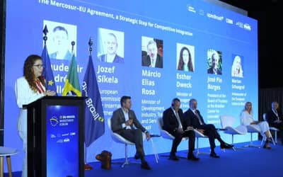 Brasil e União Europeia debatem cooperação em áreas estratégicas no II Fórum de Investimentos Brasil-União Europeia (segunda-feira, 10)