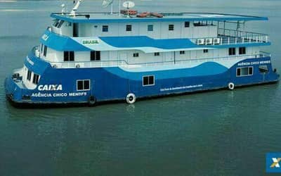 Agência-Barco Chico Mendes da CAIXA Definiu Datas de Atendimento em Agosto