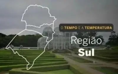Tempo Carregado na Região Sul: Previsão de Chuva e Trovoadas para Quinta-Feira (6)