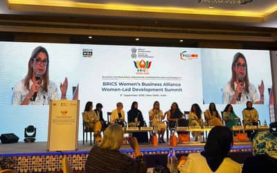 Empreendedoras brasileiras avançam no BRICS WBA Women‑Led Development Summit em Nova Délhi (9 de setembro)