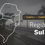 Previsão do Tempo na Região Sul (sábado)