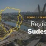 Previsão do Tempo na Região Sudeste (quarta-feira (28))